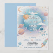 Persoonlijke eerste reis rond de verjaardag van de kaart (Voorkant / Achterkant)