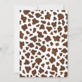 Persoonlijke eerste Rodeo Wild West verjaardag Kaart (Achterkant)