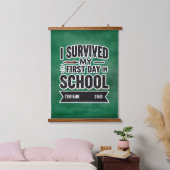 Persoonlijke Eerste Schooldag Kunst Hangend Wandkleed (Slaapkamer)