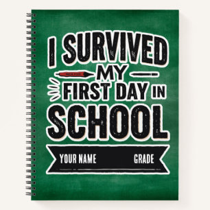 Persoonlijke Eerste Schooldag Kunst Notitieboek