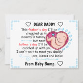 Persoonlijke eerste vaderdag 2023 van Son Feestdagenkaart (Voorkant)