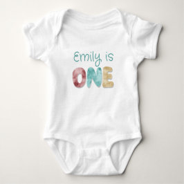 Persoonlijke eerste verjaardag Baby Romper