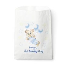 Persoonlijke eerste verjaardag Teddybeer Jongen