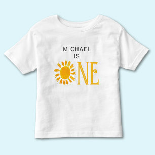 Persoonlijke Eerste Verjaardag Zonnestraal Kinder Shirts