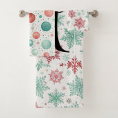 Persoonlijke eerste winter bad handdoek (Insitu)