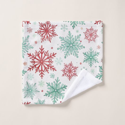 Persoonlijke eerste winter bad handdoek (Wasdoekje)