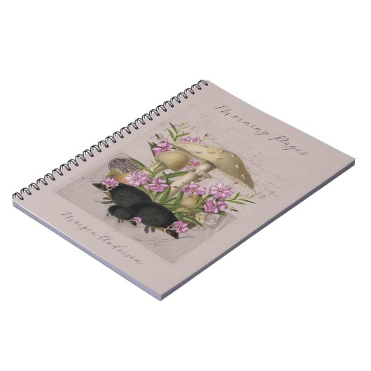 Persoonlijke egel en ephemera notitieboek (Linkerzijde)