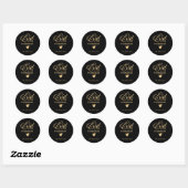 Persoonlijke Eid al-Fitr Mubarak Ronde Sticker (Vel)