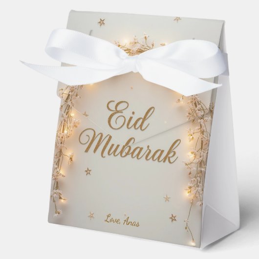 Persoonlijke Eid Mubarak Bedankdoosjes (Voorkant)