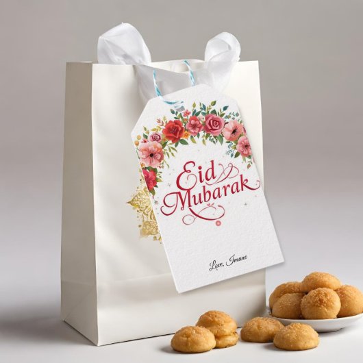 Persoonlijke Eid Mubarak-cadeaublabels Cadeaulabel
