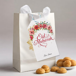 Persoonlijke Eid Mubarak-cadeautags Cadeaulabel