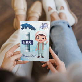 Persoonlijke Eid Mubarak / Eid Groet voor kinderen Kaart