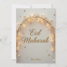 Persoonlijke Eid Mubarak  Feestdagenkaart