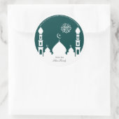 Persoonlijke Eid Mubarak-Sticker Ronde Sticker (Tas)