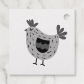 Persoonlijke eierdoos met boerderijnaam bedankjes labels (Achterkant)