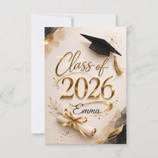 Persoonlijke eindexamennaamkaart klas 2026