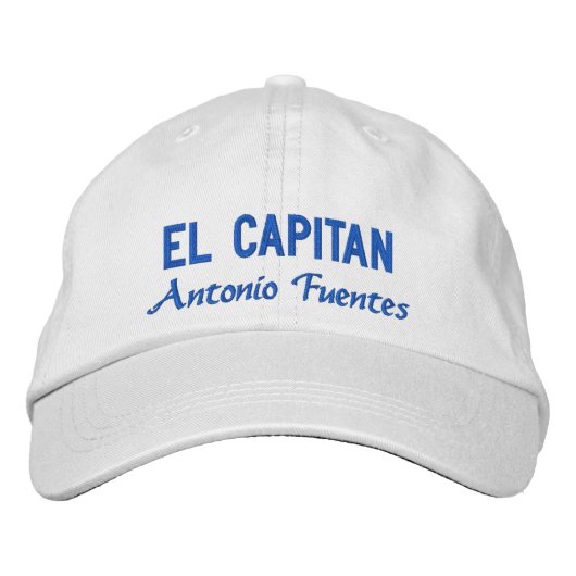 Persoonlijke El Capitan Blauwe Visserij Pet (Voorkant)
