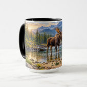 Persoonlijke Eland Mountain Rivier Mok (Voorkant links)