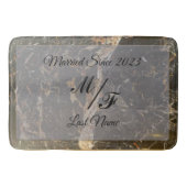 Persoonlijke Elegant Marble Badmat (Voorkant)