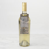 Persoonlijke Elegant Marble Flessenhanger (Op fles)