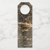 Persoonlijke Elegant Marble Flessenhanger (Achterkant)