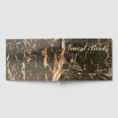 Persoonlijke Elegant Marble Gastenboek (Volledig)