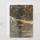 Persoonlijke Elegant Marble Kaart (Achterkant)