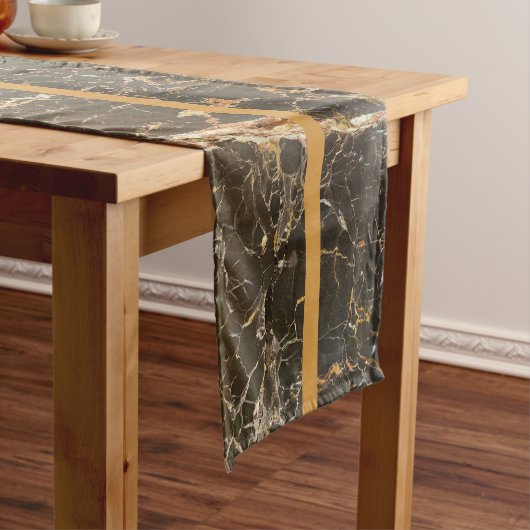 Persoonlijke Elegant Marble Lange Tafelloper (Voorbeeld)