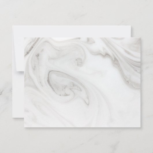 Persoonlijke Elegant Marble Pattern-kaart Notitiekaartje (Achterkant)