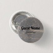 Persoonlijke Elegant Marble Ronde Button 3,2 Cm (Voorkant /achterkant)