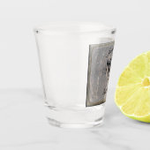 Persoonlijke Elegant Marble Shot Glas (Links)