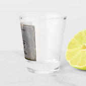 Persoonlijke Elegant Marble Shot Glas (Rechts)