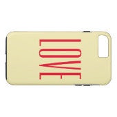 Persoonlijke Elegant Red Love Case-Mate iPhone Case (Achterkant (Horizontaal))