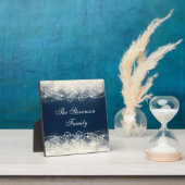 Persoonlijke elegante Abstracte kant en parels Fotoplaat (Insitu)