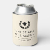 Persoonlijke elegante afstuderen aan de universite blikjeskoeler (Blikje Voorkant)