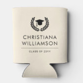 Persoonlijke elegante afstuderen aan de universite blikjeskoeler (Achterkant)