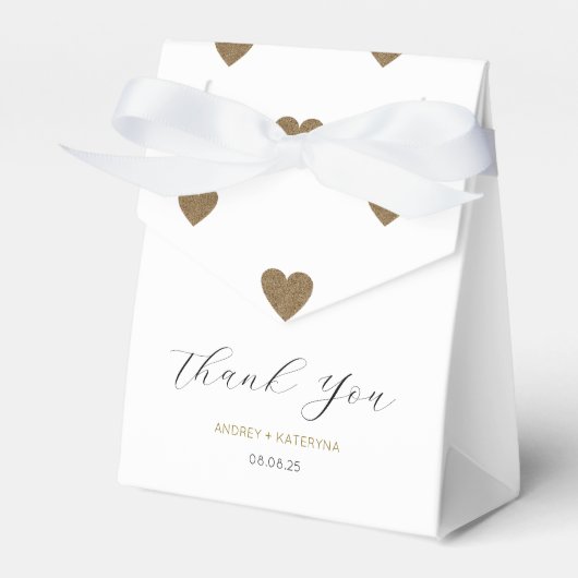 Persoonlijke Elegante Bedank Doos Bedankdoosjes (Voorkant Zijde)