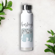 Persoonlijke Elegante Blauwe Olifant Boho Chic