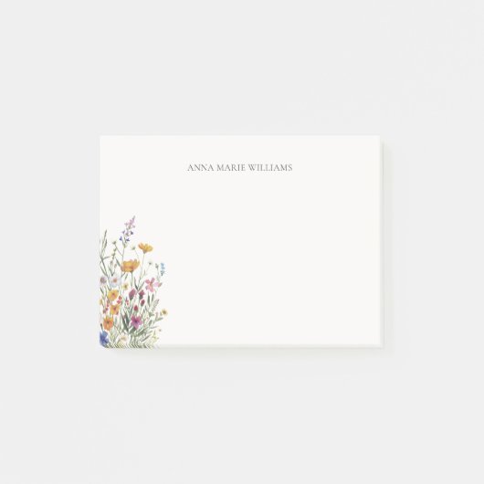 Persoonlijke Elegante Bloemstuk  Post-it® Notes (Voorkant)