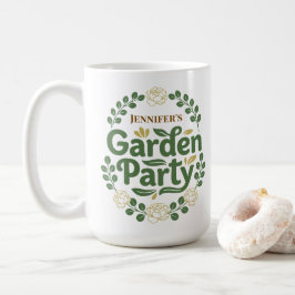 Persoonlijke Elegante Botanische Tuinfeestkrans Koffiemok