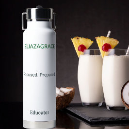 Persoonlijke Elegante Cute Klassieke Leraar Focus Waterfles