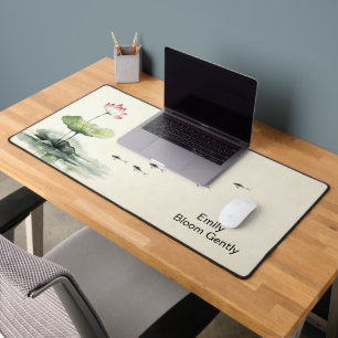 Persoonlijke Elegante Eenvoudige Moderne Lotus Vis Bureaumat