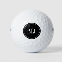 Persoonlijke elegante golfballset voor monogram golfballen