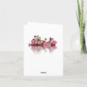 Persoonlijke Elegante Huwelijkskaart Felicitaties Aankondiging (Achterkant)