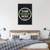 Persoonlijke, Elegante, Klassieke, Trouwcadeaus Canvas Afdruk (Insitu (Slaapkamer))