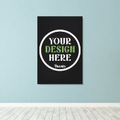 Persoonlijke, Elegante, Klassieke, Trouwcadeaus Canvas Afdruk (Insitu (Houten vloer))