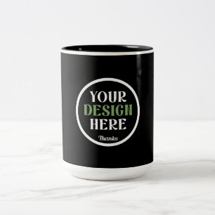 Persoonlijke, Elegante, Klassieke, Trouwcadeaus Tweekleurige Koffiemok