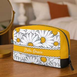 Persoonlijke Elegante Madeliefjes Bloem Motief Toi Toilettasje