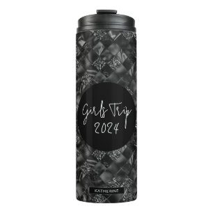 Persoonlijke Elegante Meisjesreis Nep Glitter Foli Thermosbeker