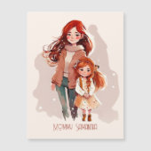 Persoonlijke Elegante Moeder en Dochter (Voorkant)